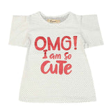 Girls Half Sleeves T-Shirt ST-03 - White, Kids, Girls T-Shirts, Chase Value, Chase Value