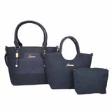 Women's Handbag (9725) 3 Pcs - Navy Blue, Women, Bags, Chase Value, Chase Value