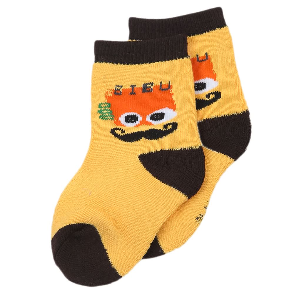 Kids Winter Socks - RS481 - Yellow - A, Kids, Boys Socks, Kids, Girls Socks, Chase Value, Chase Value