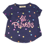 Girls Half Sleeves T-Shirt ST-01 - Blue, Kids, Girls T-Shirts, Chase Value, Chase Value