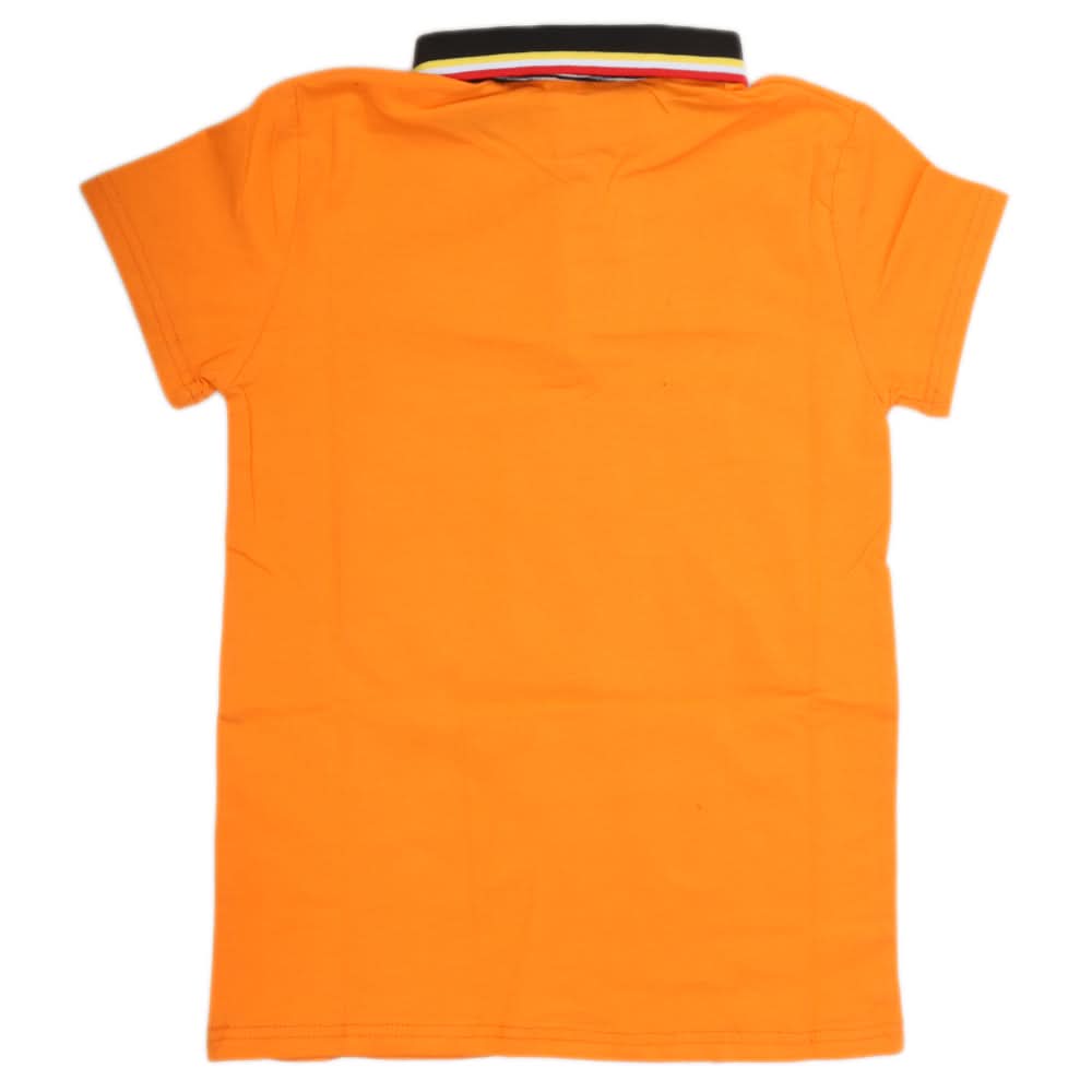 Boys Half Sleeves Polo T-Shirt - Rust, Kids, Boys T-Shirts, Chase Value, Chase Value