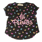 Girls Half Sleeves T-Shirt ST-01 - Black, Kids, Girls T-Shirts, Chase Value, Chase Value