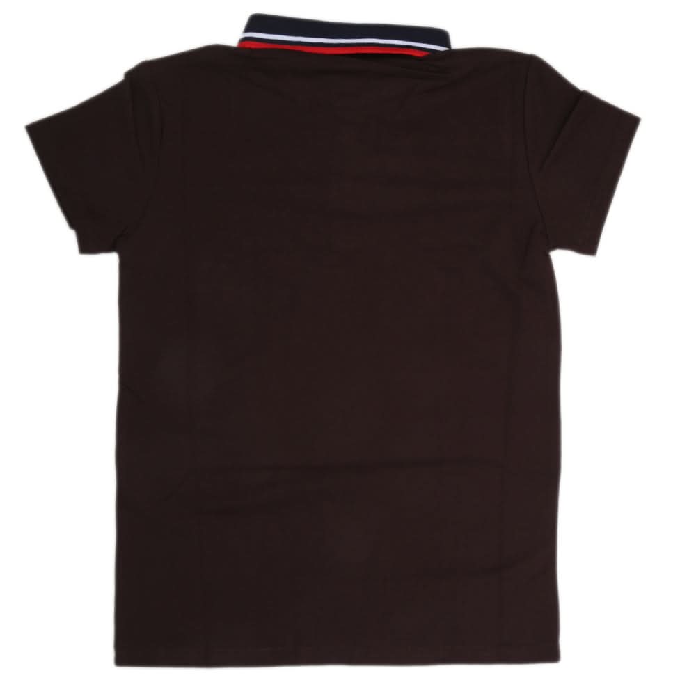 Boys Half Sleeves Polo T-Shirt - Black, Kids, Boys T-Shirts, Chase Value, Chase Value
