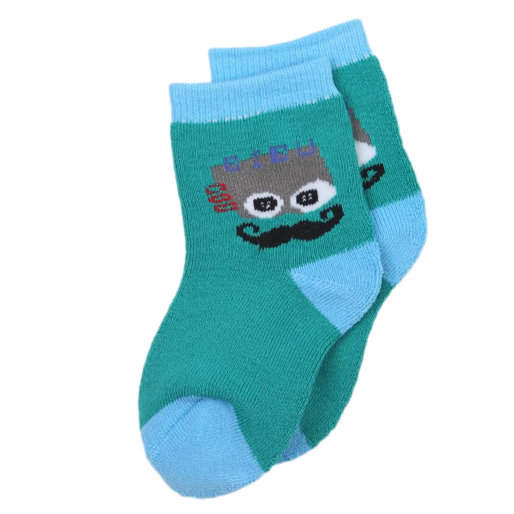 Kids Winter Socks - RS481 - Green - A, Kids, Boys Socks, Kids, Girls Socks, Chase Value, Chase Value