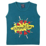 Girl's Sando T-Shirts - Steel Green, Kids, Girls T-Shirts, Chase Value, Chase Value