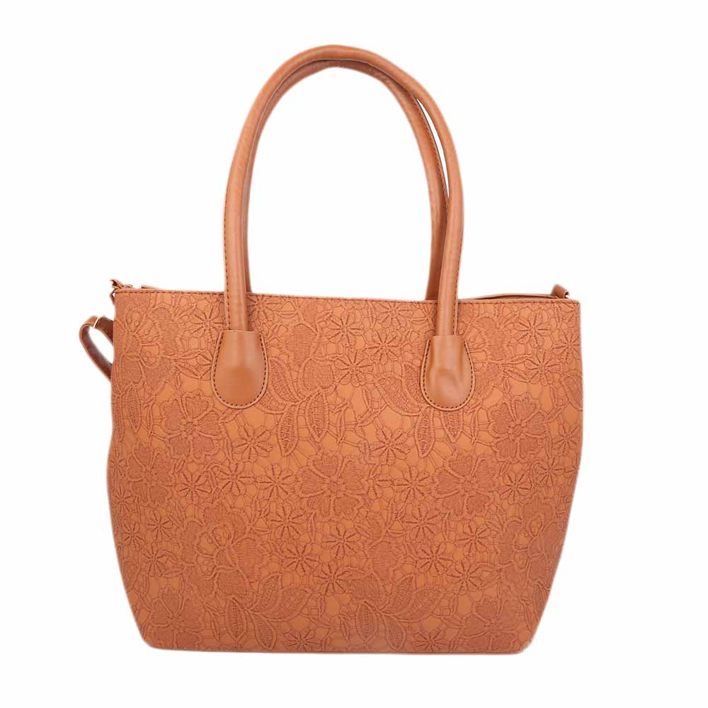 Women's Handbag (18858) 3 Pcs - Brown, Women, Bags, Chase Value, Chase Value