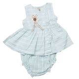 Newborns Half Sleeves Girls Suit - Green, Kids, Newborn Girls Sets And Suits, Chase Value, Chase Value