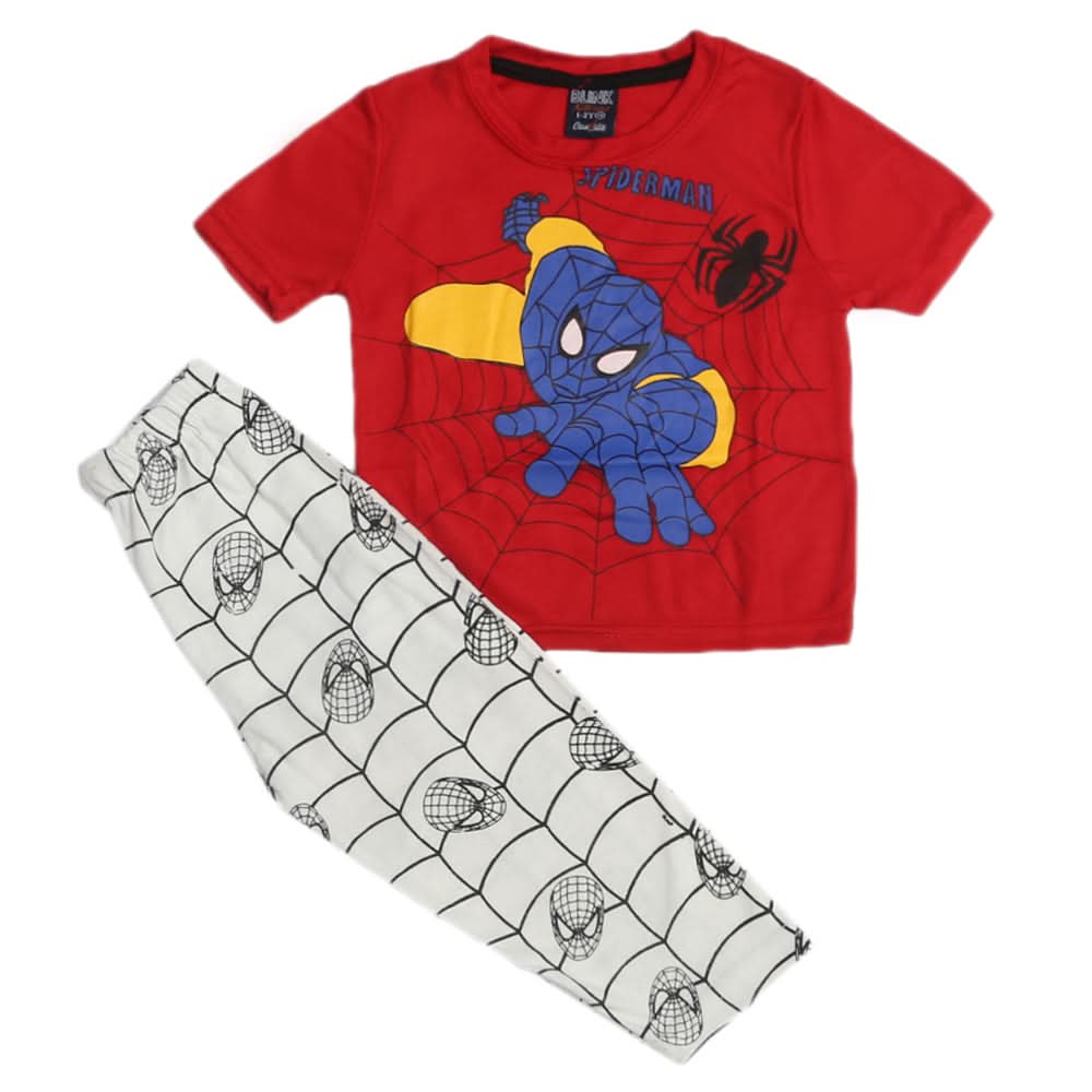Boys Sleeping Suits - Red, Boys Sets & Suits, Chase Value, Chase Value