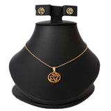 Girls Fancy Chain Locket Set (00J1) - Golden, Kids, Jewellery Sets, Chase Value, Chase Value