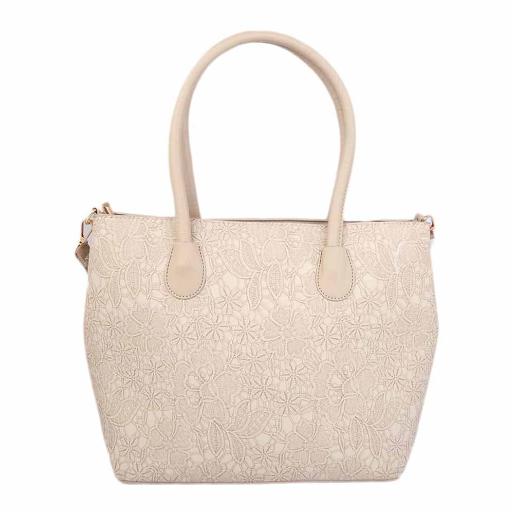 Women's Handbag (18858) 3 Pcs - Apricot, Women, Bags, Chase Value, Chase Value