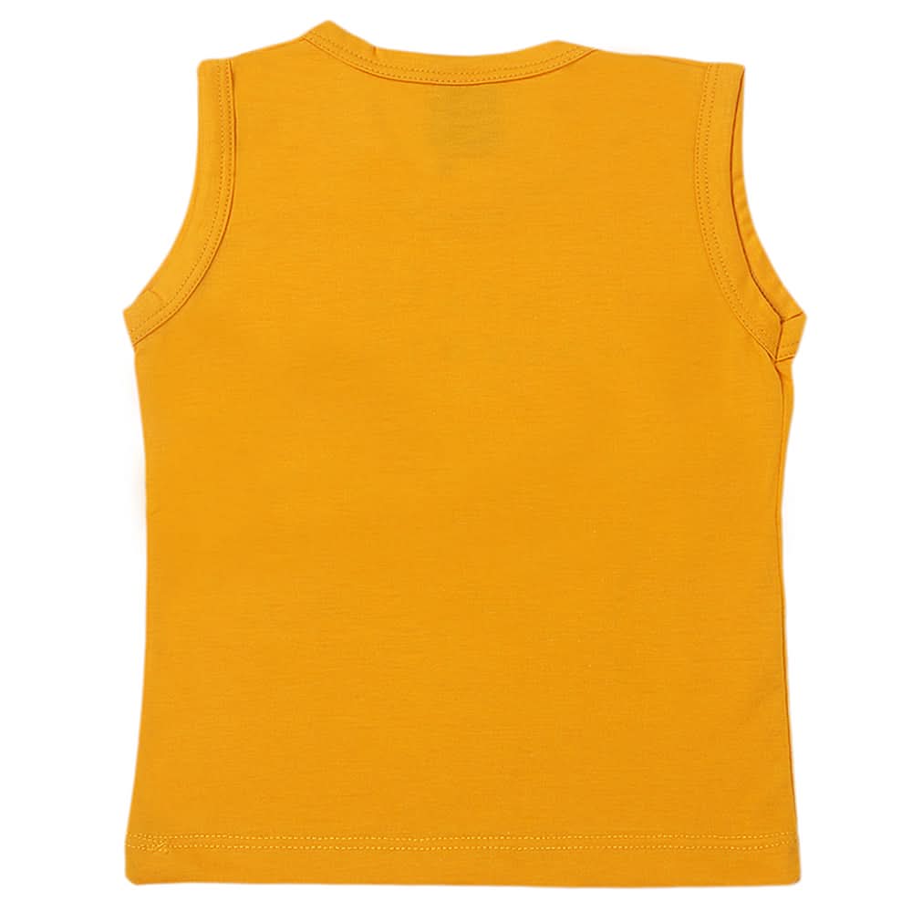 Boys Sando T-Shirt - Mustard, Kids, Boys T-Shirts, Chase Value, Chase Value