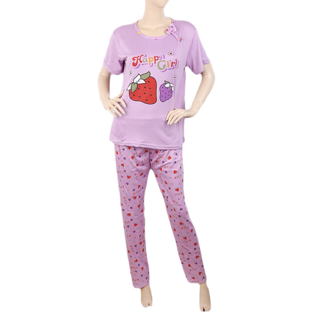 Women's Night Suit - Purple, Women, Night Suit, Chase Value, Chase Value