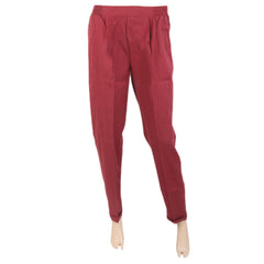 Women's Trouser - Maroon, Women, Pants & Tights, Chase Value, Chase Value