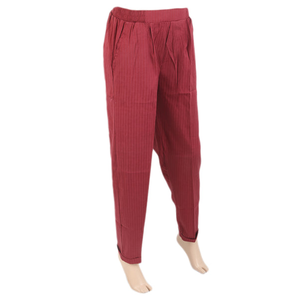 Women's Trouser - Maroon, Women, Pants & Tights, Chase Value, Chase Value