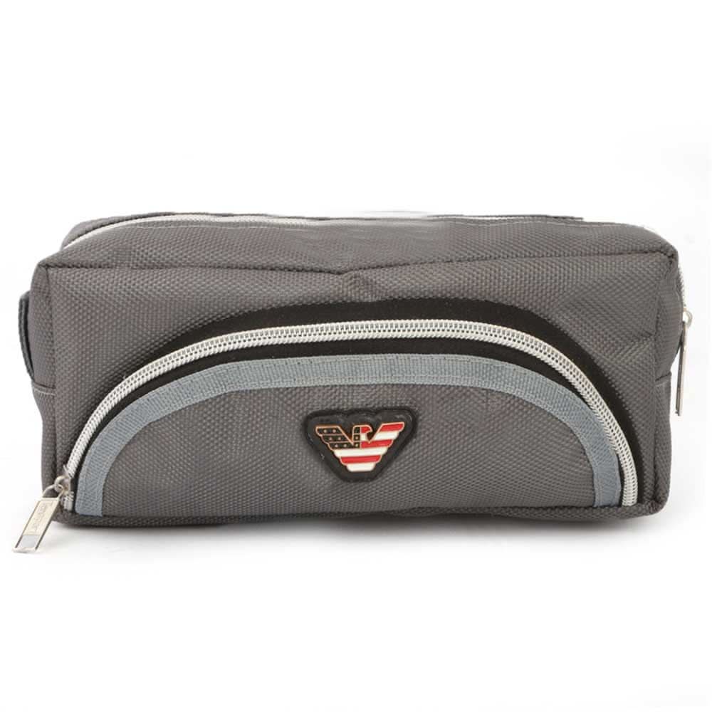 Pencil Pouch (IC-5) - Grey, Kids, Pencil Boxes And Stationery Sets, Chase Value, Chase Value