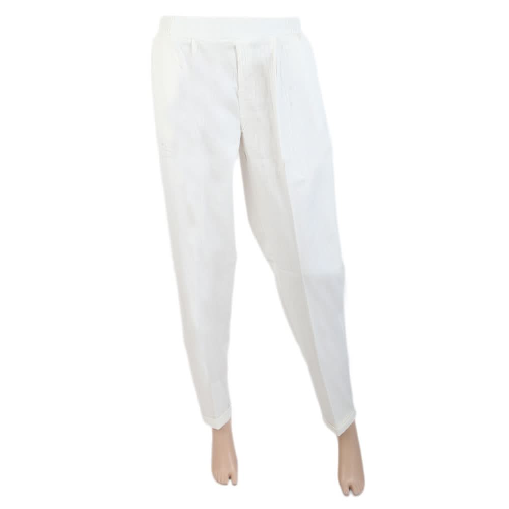 Women's Trouser - Off White, Women, Pants & Tights, Chase Value, Chase Value