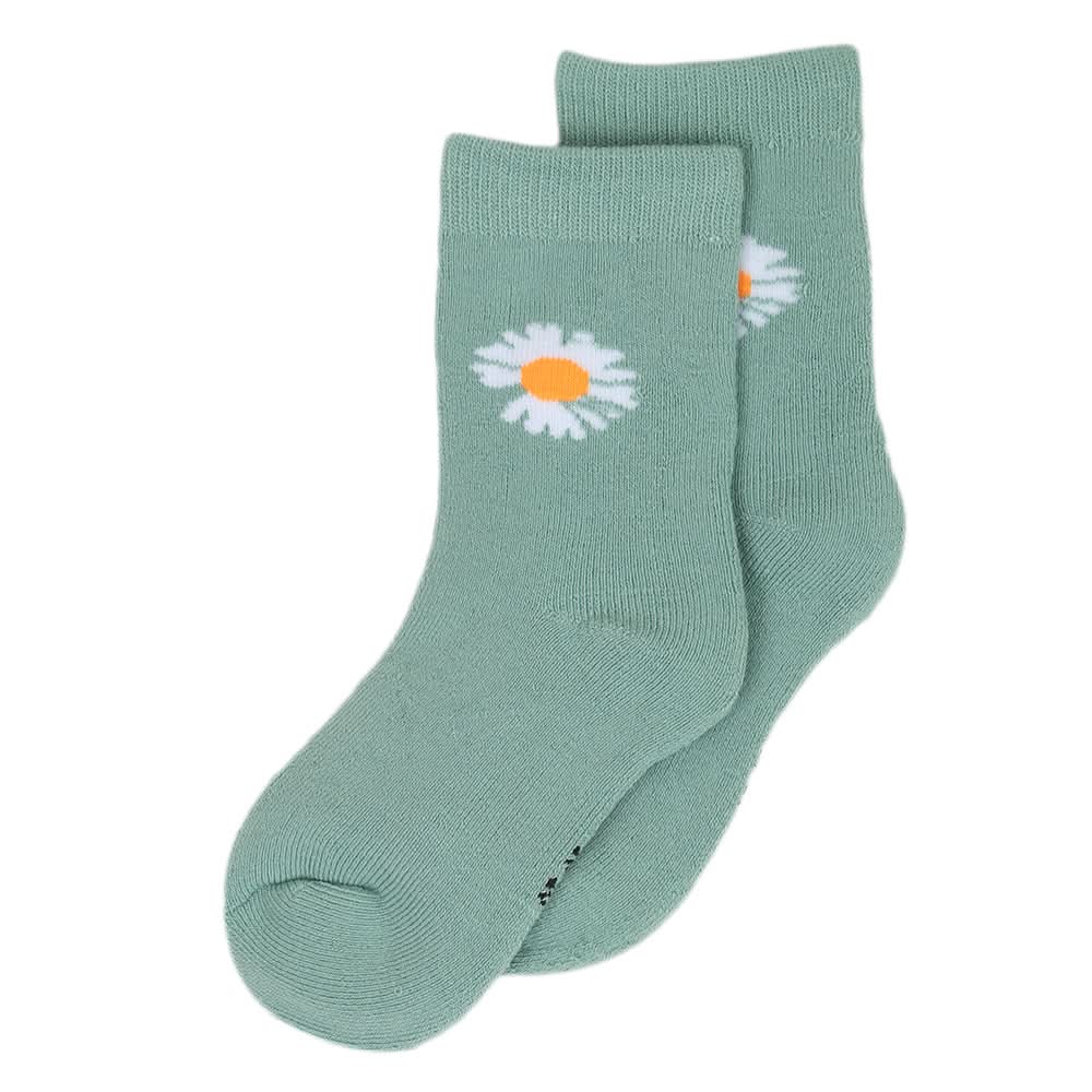 Kids Winter Socks - RS481 - Laght Green - A, Kids, Boys Socks, Kids, Girls Socks, Chase Value, Chase Value