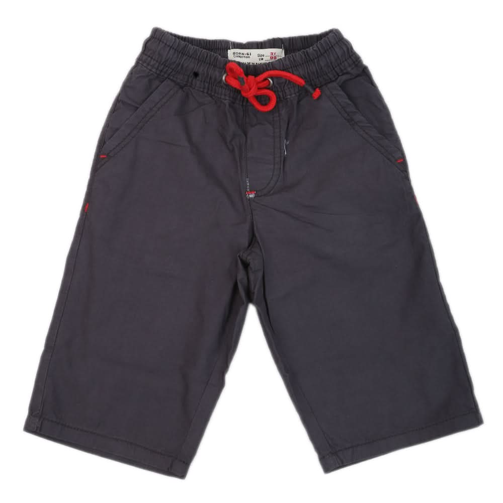 Boys Cotton Short - Dark Grey, Kids, Boys Shorts, Chase Value, Chase Value