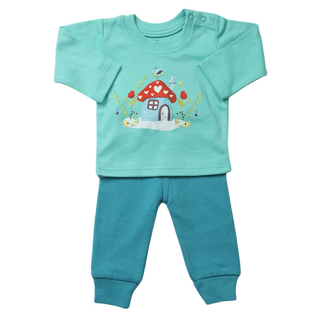 Eminent Newborn Girls 3Pcs Suit - Sea Green, Newborn Girls Sets & Suits, Eminent, Chase Value