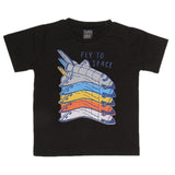 Boys Half Sleeves Jersey T-Shirt 4127 - Black, Kids, Boys T-Shirts, Chase Value, Chase Value