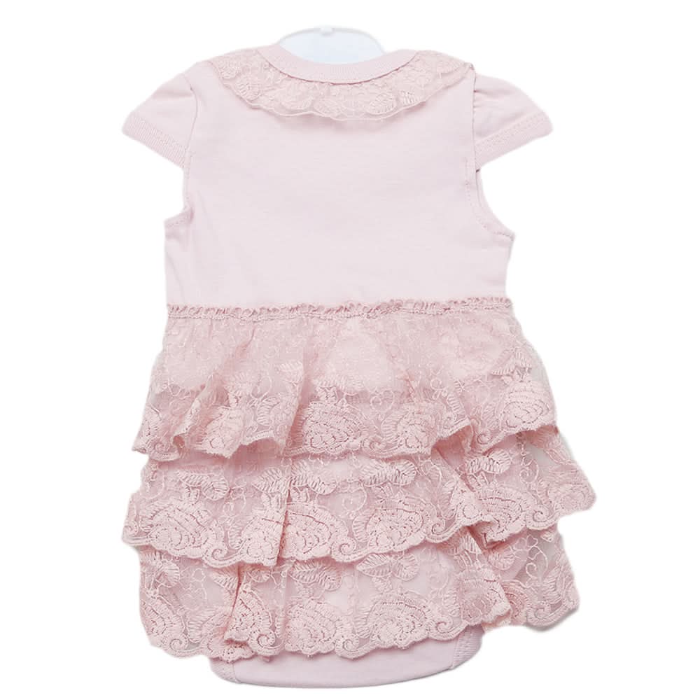 Newborn Half Sleeves Girls Romper - T-Pink, Kids, Newborn Girls Rompers, Chase Value, Chase Value