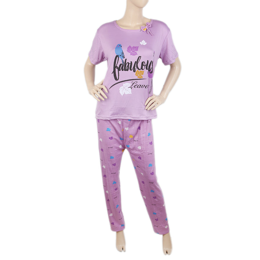 Women's Night Suit - Purple, Women, Night Suit, Chase Value, Chase Value