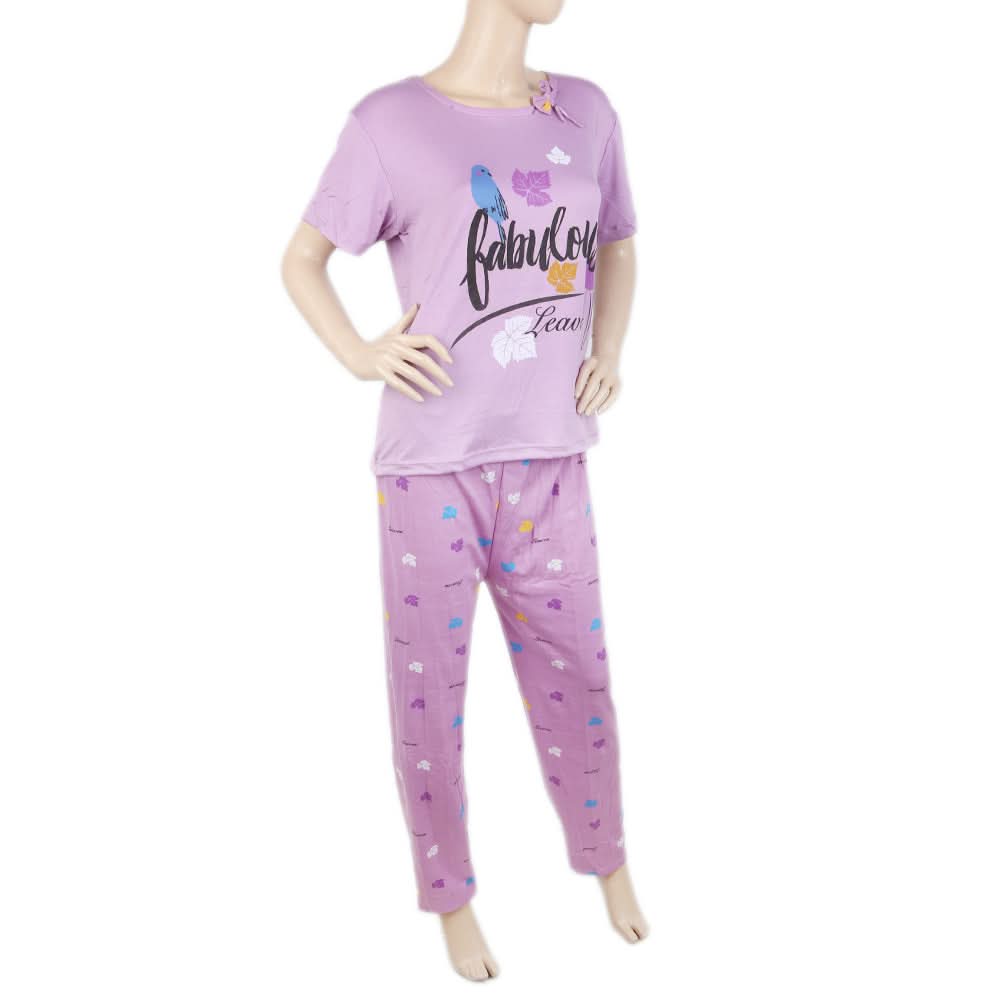 Women's Night Suit - Purple, Women, Night Suit, Chase Value, Chase Value