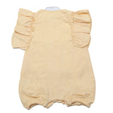 Newborns Half Sleeves Girls Romper - Yellow, Kids, Newborn Girls Rompers, Chase Value, Chase Value