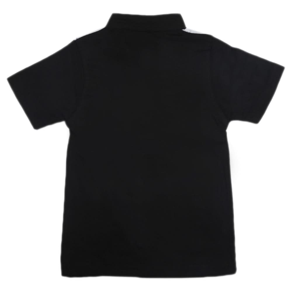 Boys Half Sleeves Fashion T-Shirt -Black, Kids, Boys T-Shirts, Chase Value, Chase Value