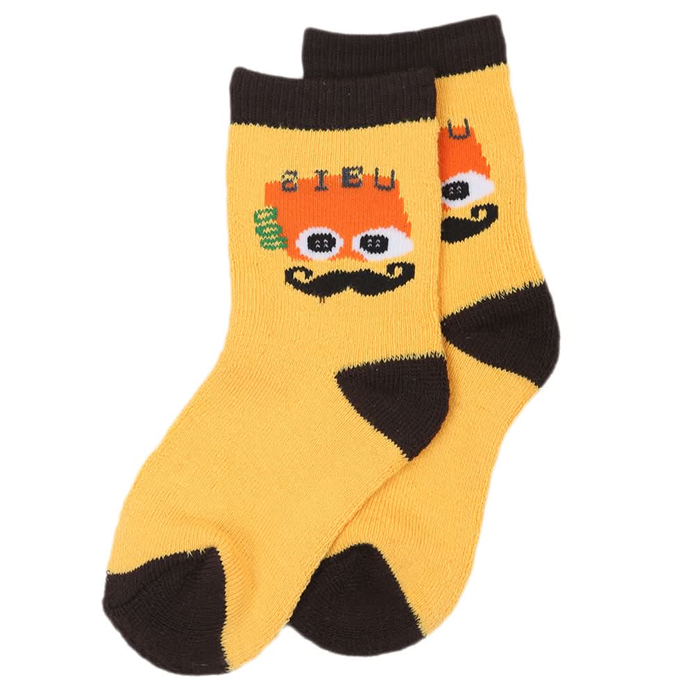 Kids Winter Socks - RS481 - Yellow - A, Kids, Boys Socks, Kids, Girls Socks, Chase Value, Chase Value