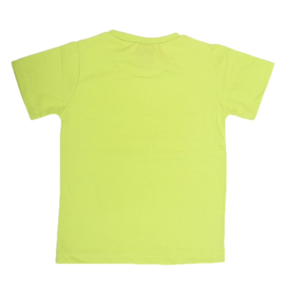 Boys Half Sleeves Jersey T-Shirt 4127 - Light Green, Kids, Boys T-Shirts, Chase Value, Chase Value