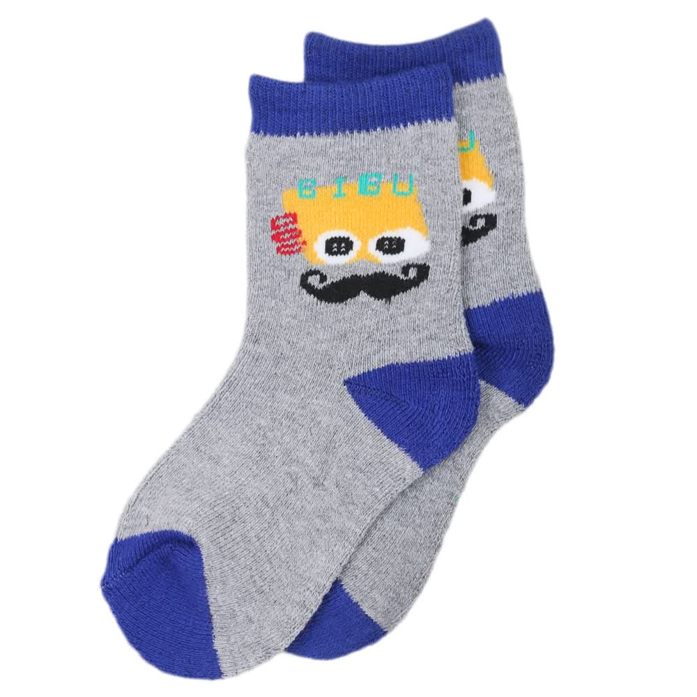 Kids Winter Socks - RS481 - Grey - A, Kids, Boys Socks, Kids, Girls Socks, Chase Value, Chase Value