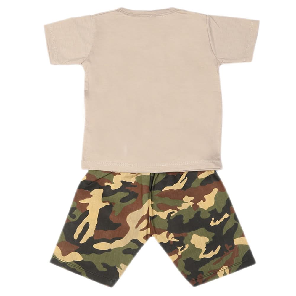 Boys 2 Pcs Suit Half Sleeves - Light Grey, Kids, Boys Sets And Suits, Chase Value, Chase Value