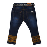 Eminent Girls Embroidered Denim Pant - Dark Blue, Kids, Girls Pants And Capri, Eminent, Chase Value