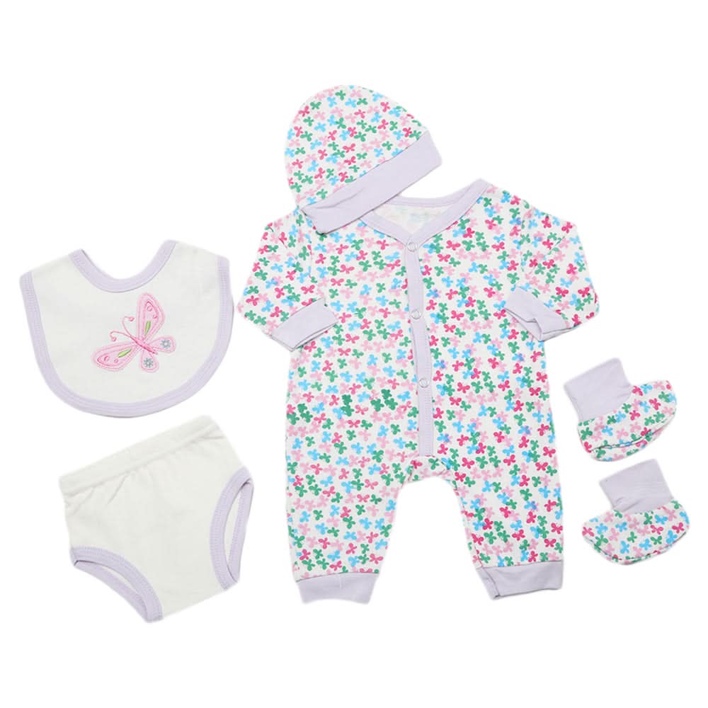 Newborn Gift Set 8Pcs - Purple, Kids, Newborn Girls Sets And Suits, Chase Value, Chase Value