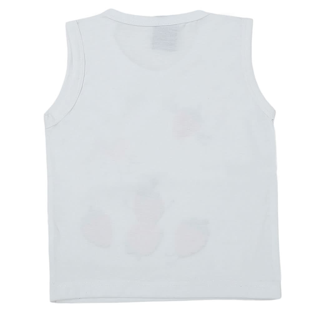 Girl's Sando T-Shirts - White, Kids, Girls T-Shirts, Chase Value, Chase Value