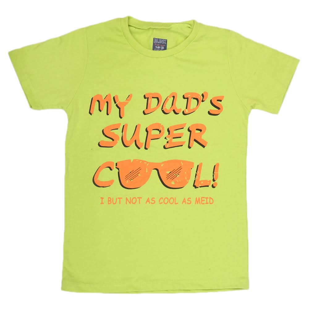 Boys Half Sleeves T-Shirt 3990 - Green, Kids, Boys T-Shirts, Chase Value, Chase Value