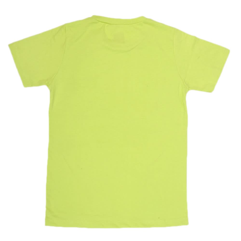 Boys Half Sleeves T-Shirt 3990 - Green, Kids, Boys T-Shirts, Chase Value, Chase Value