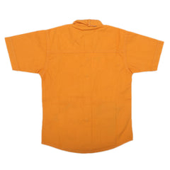 Boys Half Sleeves Casual Shirt - Mustard, Kids, Boys Shirts, Chase Value, Chase Value