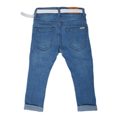 Eminent Girls Embroidered Denim Pant - Blue, Kids, Girls Pants And Capri, Eminent, Chase Value