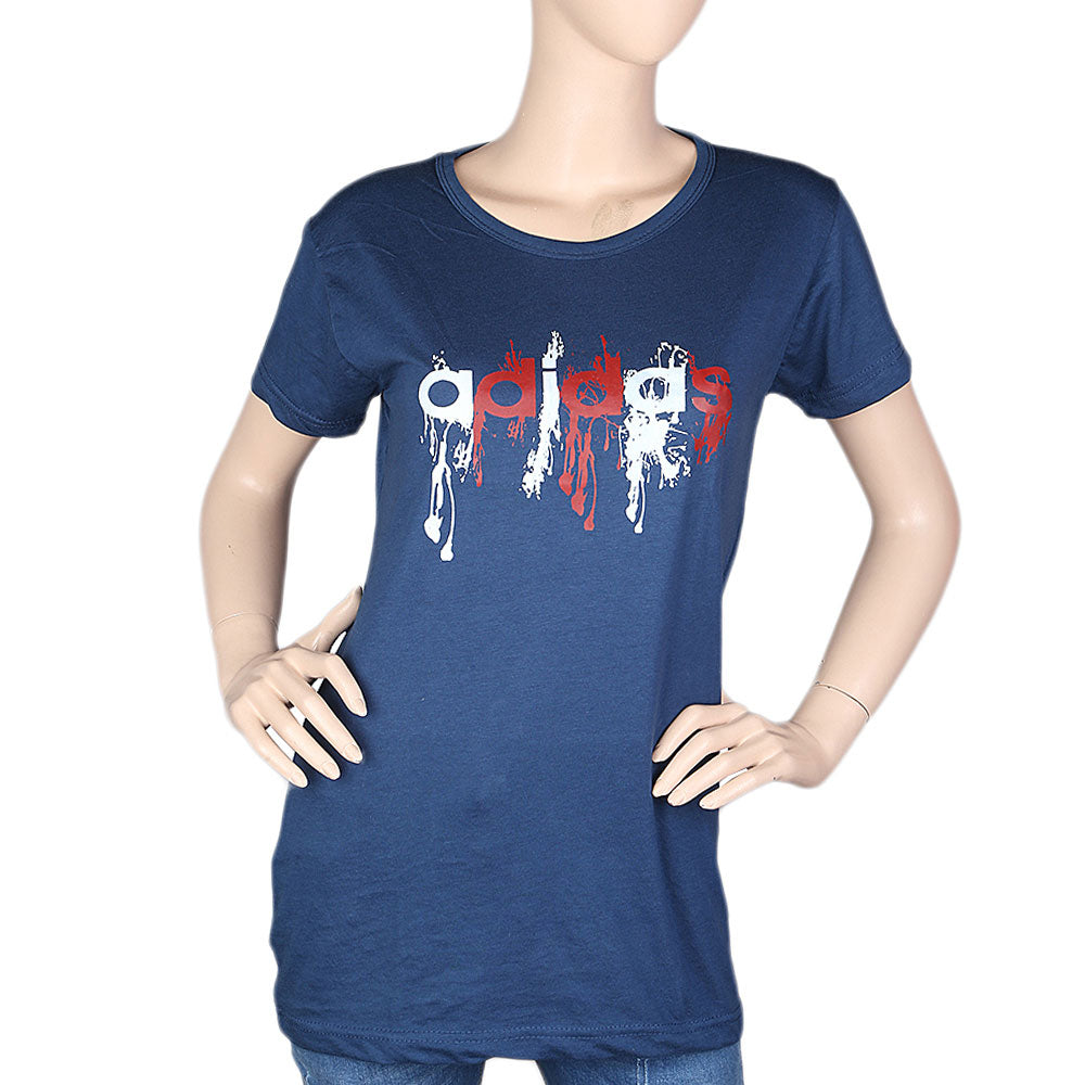 Women's Half Sleeves Printed Long T-Shirt Pack Of 3, Women, T-Shirts And Tops, Chase Value, Chase Value