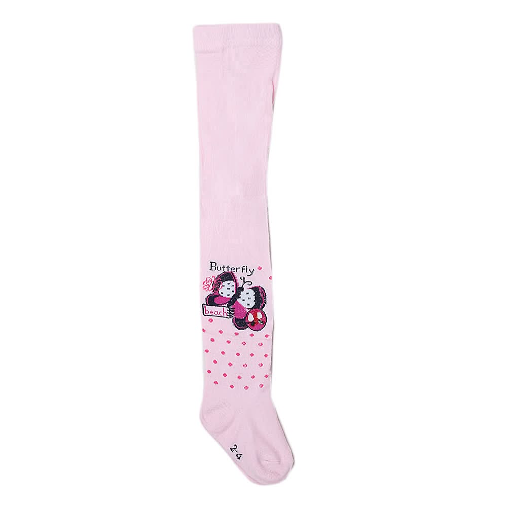 Girls Printed Legging - Light Pink, Kids, Tights Leggings And Pajama, Chase Value, Chase Value