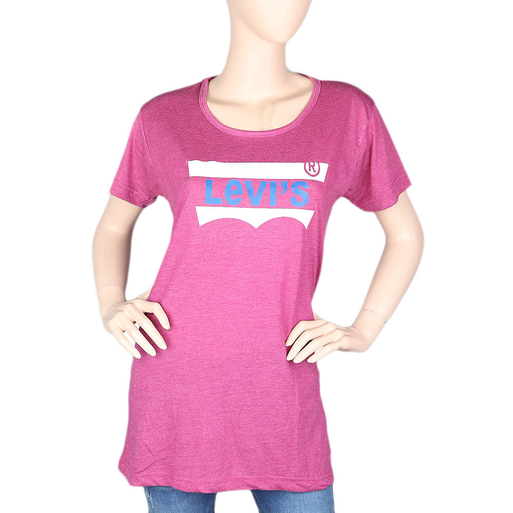 Women's Half Sleeves Printed Long T-Shirt Pack Of 3, Women, T-Shirts And Tops, Chase Value, Chase Value