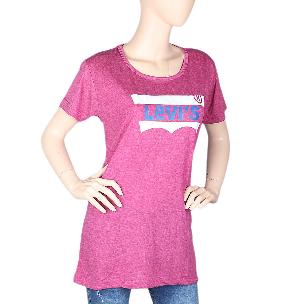 Women's Half Sleeves Printed Long T-Shirt Pack Of 3, Women, T-Shirts And Tops, Chase Value, Chase Value