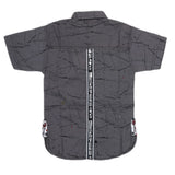 Boys Half Sleeves Casual Shirt - Grey, Kids, Boys Shirts, Chase Value, Chase Value