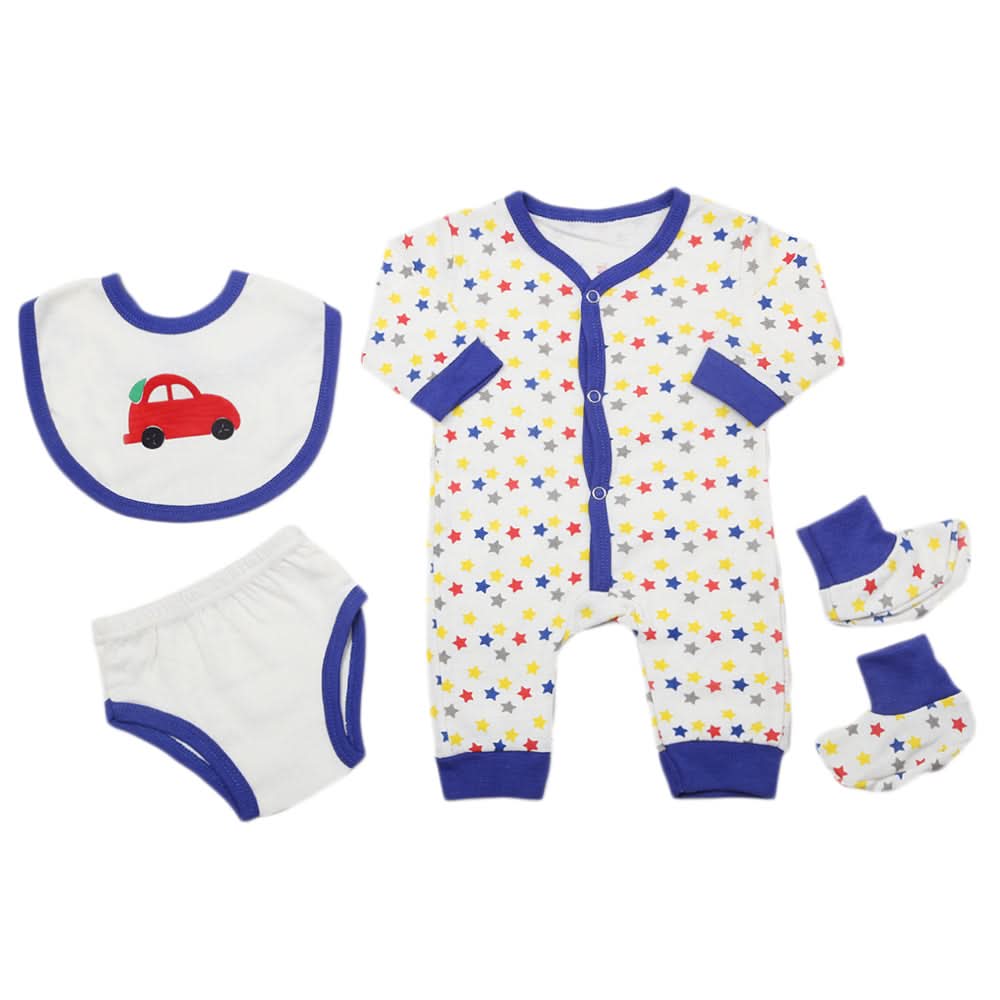 Newborn Gift Set 8Pcs - Royal Blue, Kids, Newborn Girls Sets And Suits, Chase Value, Chase Value