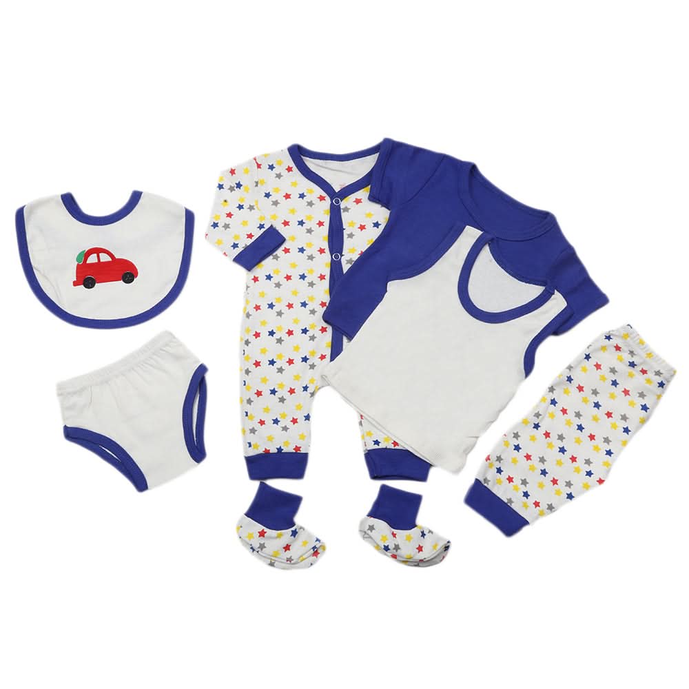 Newborn Gift Set 8Pcs - Royal Blue, Kids, Newborn Girls Sets And Suits, Chase Value, Chase Value
