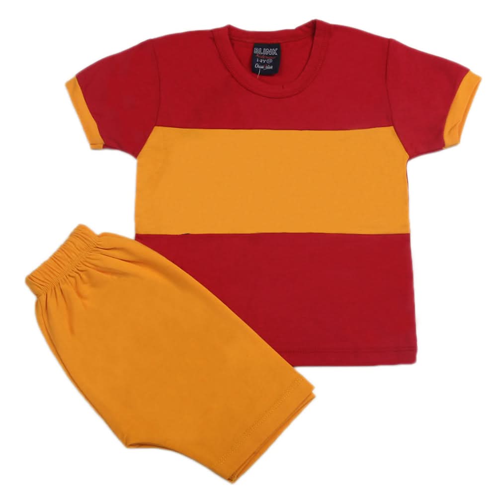 Boys Short Suits - Red, Kids, Boys Sets And Suits, Chase Value, Chase Value