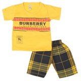 Boys 2 Pcs Suit Half Sleeves - Yellow, Kids, Boys Sets And Suits, Chase Value, Chase Value