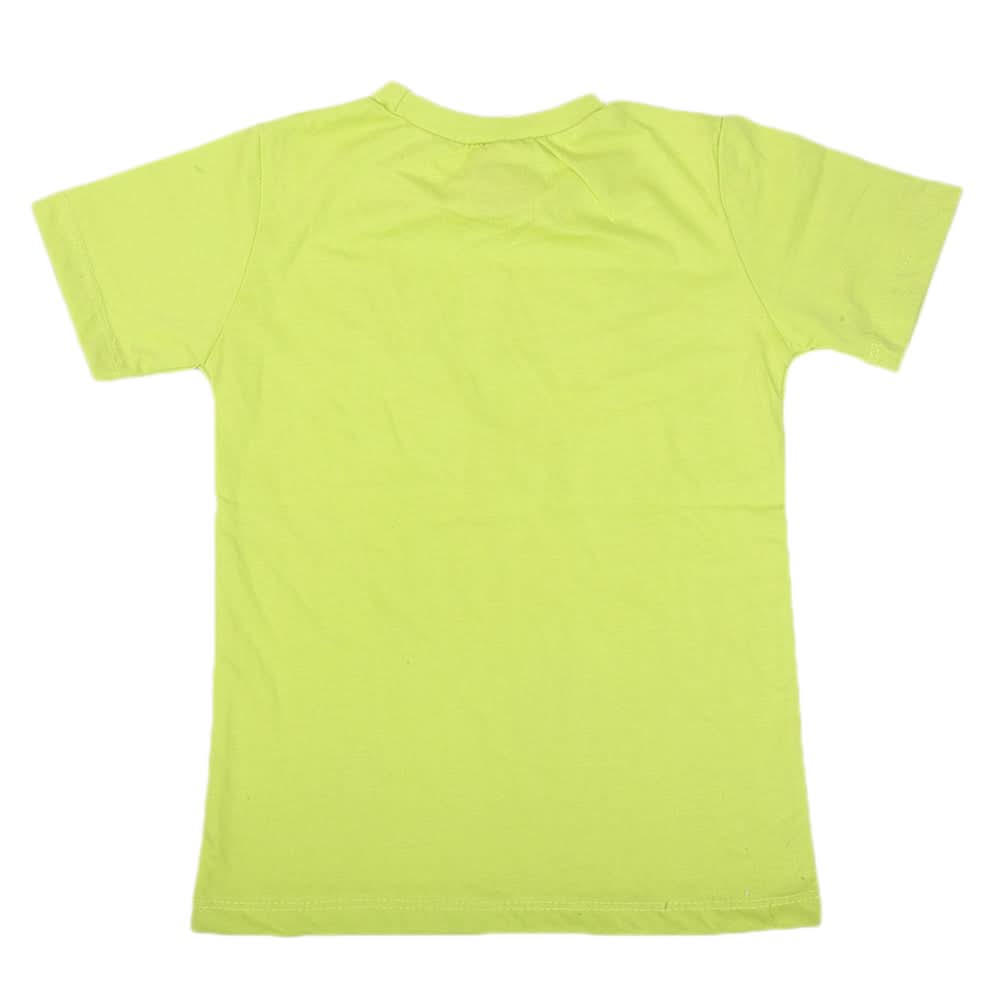 Boys Half Sleeves Jersey T-Shirt 4129 - Light Green, Kids, Boys T-Shirts, Chase Value, Chase Value